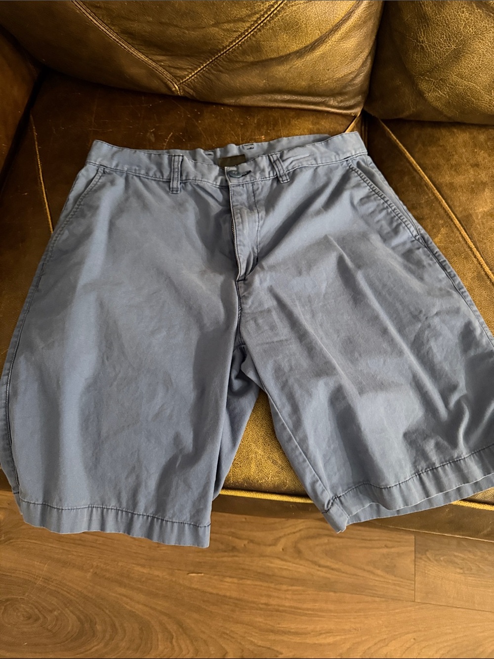 Patagonia Slate Blue Men's Flat-Front Shorts